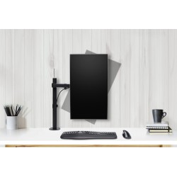SUPORT de birou KENSINGTON, pt 1 TV/monitor plat, diag. max 34 inch, rotatie, inclinare, pivotare, orizontala, verticala, totala