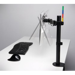 SUPORT de birou KENSINGTON, pt 1 TV/monitor plat, diag. max 34 inch, rotatie, inclinare, pivotare, orizontala, verticala, totala