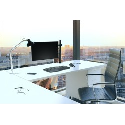 SUPORT de birou KENSINGTON, pt 1 TV/monitor plat, diag. max 34 inch, rotatie, inclinare, pivotare, orizontala, verticala, totala