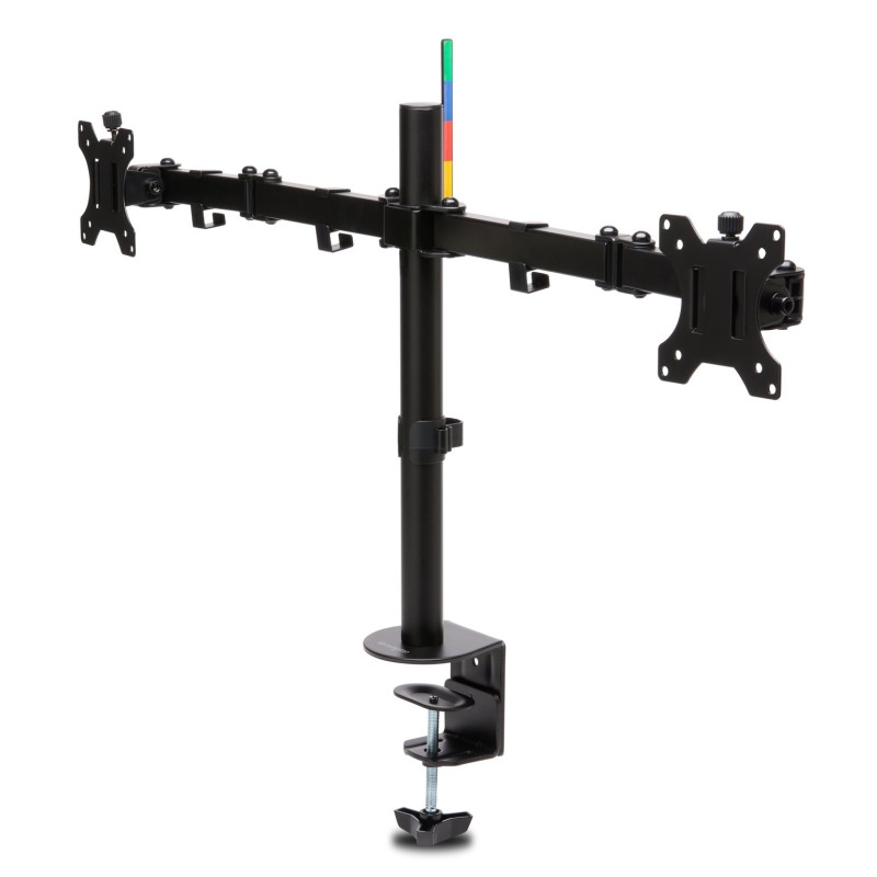 SUPORT de birou KENSINGTON, pt 2 TV/monitor plat, diag. max 32 inch, rotatie, inclinare, pivotare, orizontala, verticala, totala