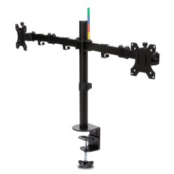SUPORT de birou KENSINGTON, pt 2 TV/monitor plat, diag. max 32 inch, rotatie, inclinare, pivotare, orizontala, verticala, totala