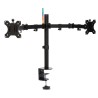 SUPORT de birou KENSINGTON, pt 2 TV/monitor plat, diag. max 32 inch, rotatie, inclinare, pivotare, orizontala, verticala, totala