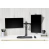 SUPORT de birou KENSINGTON, pt 2 TV/monitor plat, diag. max 32 inch, rotatie, inclinare, pivotare, orizontala, verticala, totala