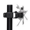 SUPORT de birou KENSINGTON, pt 1 TV/monitor plat, diag. max 34 inch, rotatie, inclinare, pivotare, verticala, max 8 Kg, "K55411W