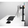 SUPORT de birou KENSINGTON, pt 1 TV/monitor plat, diag. max 34 inch, rotatie, inclinare, pivotare, verticala, max 8 Kg, "K55411W