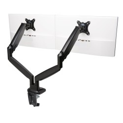 SUPORT de birou KENSINGTON, pt 2 TV/monitor plat, curbat, diag. max 34 inch, rotatie, inclinare, pivotare, orizontala, verticala
