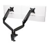 SUPORT de birou KENSINGTON, pt 2 TV/monitor plat, curbat, diag. max 34 inch, rotatie, inclinare, pivotare, orizontala, verticala
