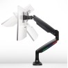 SUPORT de birou KENSINGTON, pt 1 TV/monitor plat, curbat, diag. max 34 inch, rotatie, inclinare, pivotare, orizontala, verticala