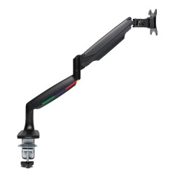 SUPORT de birou KENSINGTON, pt 1 TV/monitor plat, curbat, diag. max 34 inch, rotatie, inclinare, pivotare, orizontala, verticala