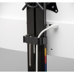 SUPORT de birou KENSINGTON, pt 1 TV/monitor plat, diag. max 32 inch, rotatie, inclinare, pivotare, verticala, max 8 Kg, "K55512W