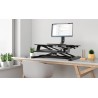 SUPORT de birou KENSINGTON, pt 1 TV/monitor plat, diag. max 32 inch, rotatie, inclinare, pivotare, verticala, max 8 Kg, "K55512W