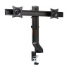 SUPORT de birou KENSINGTON, pt 2 TV/monitor plat, diag. max 27 inch, rotatie, inclinare, pivotare, orizontala, max 8 Kg, "K55513