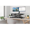SUPORT de birou KENSINGTON, pt 2 TV/monitor plat, diag. max 27 inch, rotatie, inclinare, pivotare, orizontala, max 8 Kg, "K55513