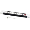 PRELUNGITOR LOGILINK, Schuko x 8, conectare prin Schuko (T), cablu 3 m, 16 A, protectie copii, alb/ negru, "LPS207" (timbru verd