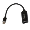 CABLU video SPACER, adaptor USB 3.1 Type-C (T) la HDMI (M), 15cm, rezolutie maxima 4K UHD (3840 x 2160) la 30 Hz, Black, "SP-CM-