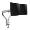 SUPORT de birou LOGILINK, pt 2 TV/monitor plat, curbat, diag. max 32 inch, rotatie, inclinare, pivotare, orizontala, verticala, 