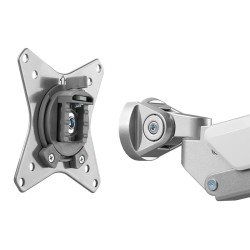 SUPORT de birou LOGILINK, pt 2 TV/monitor plat, curbat, diag. max 32 inch, rotatie, inclinare, pivotare, orizontala, verticala, 