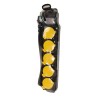 PRELUNGITOR LOGILINK, Schuko x 5, conectare prin Schuko (T), cablu 1.5 m, 16 A, protectie stropire cu apa, negru/ galben, "LPS25