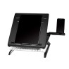 SUPORT de birou LOGILINK pt. notebook, 9 pozitii, holder pt. smartphone, suporta dimensiuni 10-15.6", pliabil, negru, "AA0133"