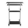 STAND mobil LOGILINK, pt 1 TV/monitor plat, curbat, diag. max nu e cazul, verticala, roti, max 60 Kg, "BP0070"