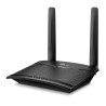 ROUTER TP-Link wireless 300Mbps. 4G micro sim slot, 2 porturi 10/100Mbps, antena externa x 2 "TL-MR100" (timbru verde 0.8 lei) -