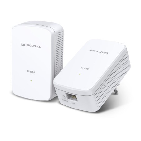 KIT ADAPTOR si AMPLIFICATOR POWERLINE MERCUSYS, tehnologie AV2, AV1000, pana la 1000 mBPS, RJ-45 x 1 porturi 10/100/1000 Mbps, 2