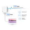 KIT ADAPTOR si AMPLIFICATOR POWERLINE MERCUSYS, tehnologie AV2, AV1000, pana la 1000 mBPS, RJ-45 x 1 porturi 10/100/1000 Mbps, 2