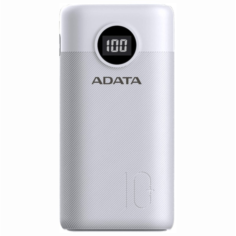 POWER BANK ADATA 10000mAh, Quick Charge 3.0 + PD 22.5W, 2 x USB &amp;1 x USB-C, digital display pt.status baterie, P10000QCD 10.