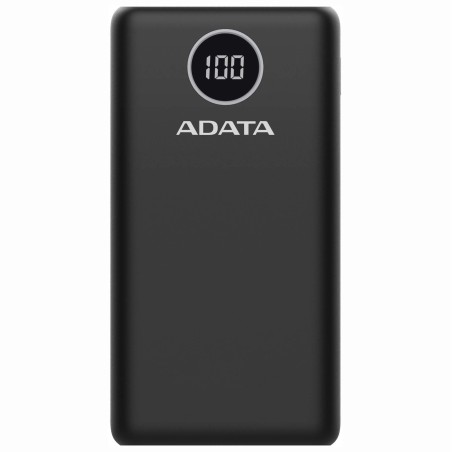 POWER BANK ADATA 20000mAh, Quick Charge 3.0 + PD 18W, 2 x USB &amp; 1 x USB-C, digital display pt. status baterie, P20000QCD 20.