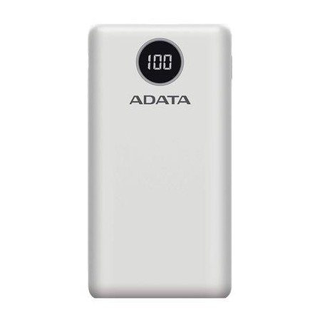 POWER BANK ADATA 20000mAh, Quick Charge 3.0 + PD 18W, 2 x USB &amp; 1 x USB-C, digital display pt. status baterie, P20000QCD 20.