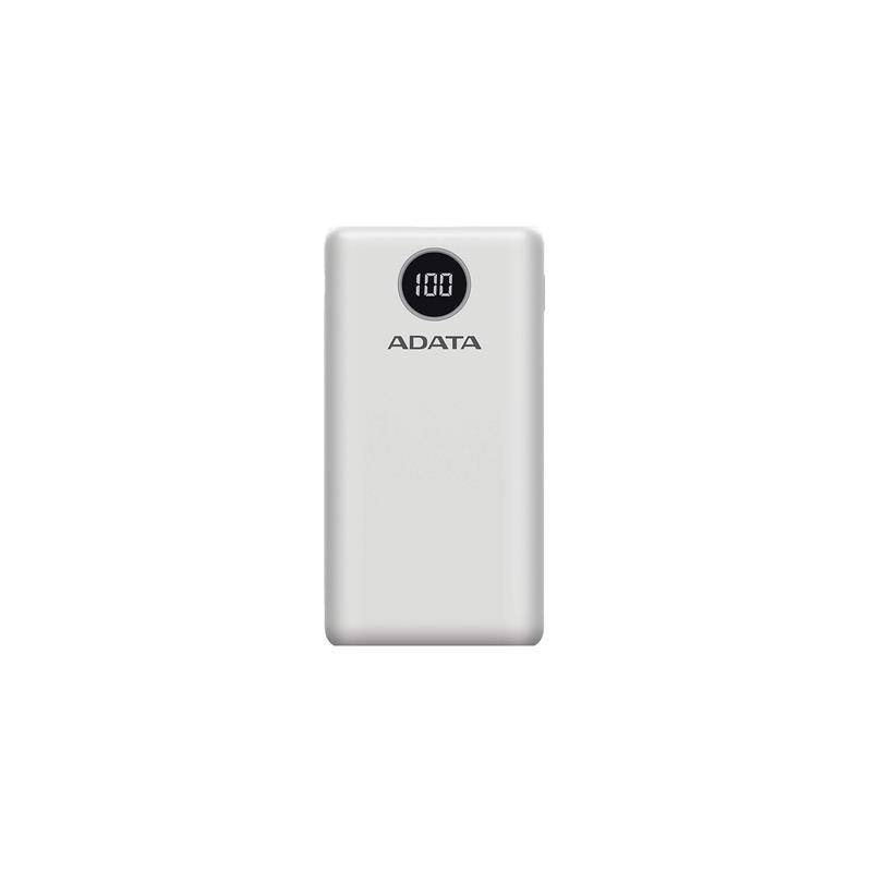 POWER BANK ADATA 20000mAh, Quick Charge 3.0 + PD 18W, 2 x USB &amp; 1 x USB-C, digital display pt. status baterie, P20000QCD 20.