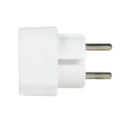 PRELUNGITOR LOGILINK, Euro skt x 2, conectare prin Schuko (T), 16A, fara protectie, alb, "LPS218" (timbru verde 0.18 lei)