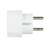 PRELUNGITOR LOGILINK, Euro skt x 2, conectare prin Schuko (T), 16A, fara protectie, alb, "LPS218" (timbru verde 0.18 lei)