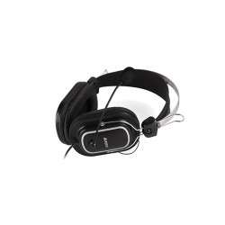 CASTI A4tech, cu fir, standard, utilizare multimedia, microfon pe brat, conectare prin USB 2.0, negru / argintiu, "HU-50", (timb