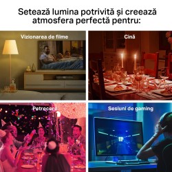 BEC LED wireless TP-LINK, 800lm, 8.7W, E27, intensitate reglabila, ctl prin smartph.cu apl.Tapo, ajustare auto a luminii in fct.