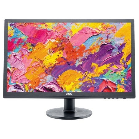 MONITOR AOC 21.5", home, office, TN, Full HD (1920 x 1080), Wide, 200 cd/mp, 5 ms, DVI, VGA, "E2260SWDAN" (timbru verde 7 lei)