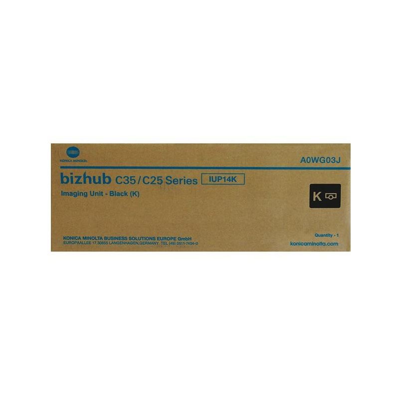 Drum Unit Original Konica-Minolta Black, IUP14K, pentru Bizhub C25|C35, 60K, (timbru verde 0.8 lei), "A0WG03J"