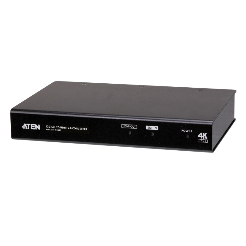 Adaptor video ATEN, cablu or adaptor video, SDI la HDMI (M), 4K DCI (4096x2160) la 60Hz, "VC486-AT-G" (timbru verde 0.08 lei)
