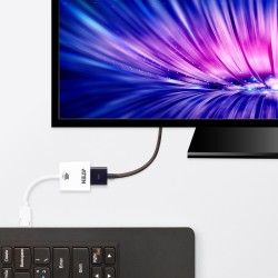 CABLU video ATEN, cablu or adaptor video, DisplayPort (T) la HDMI (M), 4K DCI (4096x2160) la 60Hz, "VC986B-AT" (timbru verde 0.0