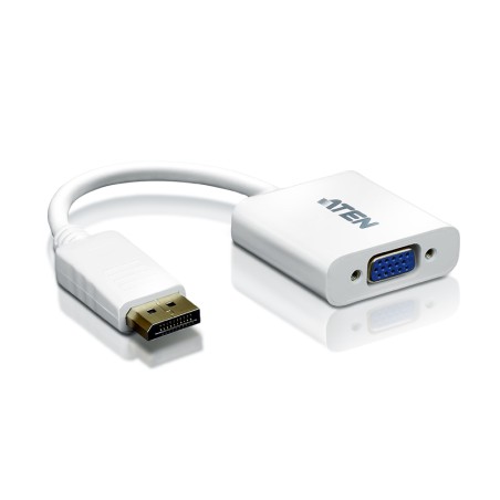 CABLU video ATEN, cablu or adaptor video, DisplayPort (T) la VGA (M), 4K DCI (4096x2160) la 60Hz, "VC925-AT" (timbru verde 0.08 