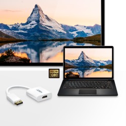 CABLU video ATEN, cablu or adaptor video, DisplayPort (T) la HDMI (M), Full HD (1920x1080) la 60Hz, "VC985-AT" (timbru verde 0.0