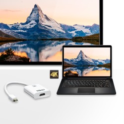 CABLU video ATEN, cablu or adaptor video, Mini-DisplayPort (T) la HDMI (M), 4K UHD (3840x2160) la 30Hz, "VC981-AT" (timbru verde
