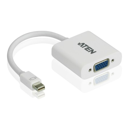 CABLU video ATEN, cablu or adaptor video, Mini-DisplayPort (T) la VGA (M), Full HD+ (1920x1200) la 60Hz, "VC920-AT" (timbru verd