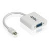 CABLU video ATEN, cablu or adaptor video, Mini-DisplayPort (T) la VGA (M), Full HD+ (1920x1200) la 60Hz, "VC920-AT" (timbru verd