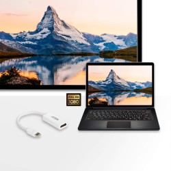 CABLU video ATEN, cablu or adaptor video, Mini-DisplayPort (T) la HDMI (M), Full HD (1920x1080) la 60Hz, "VC980-AT" (timbru verd