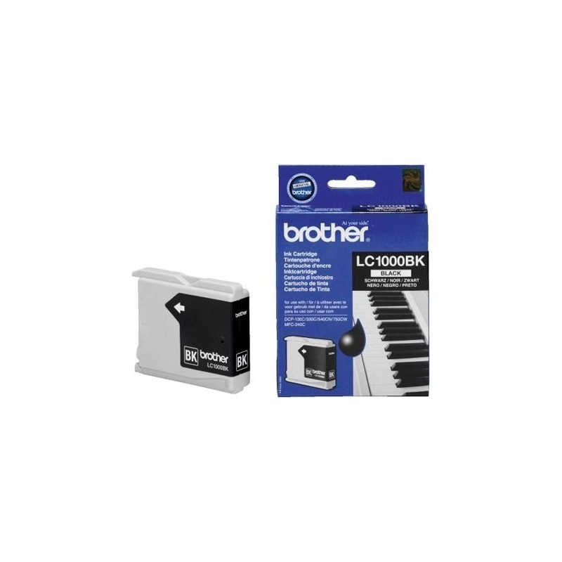 Cartus Cerneala Original Brother Black, LC1000BK, pentru DCP-130C|330C|540, 500, (timbru verde 0.15 lei), "LC1000BK"