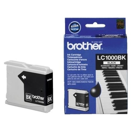 Cartus Cerneala Original Brother Black, LC1000BK, pentru DCP-130C|330C|540, 500, (timbru verde 0.15 lei), "LC1000BK"