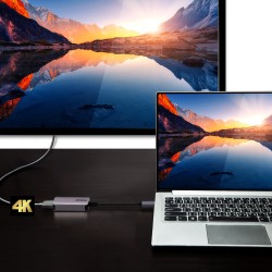 CABLU video ATEN, cablu or adaptor video, USB Type-C (T) la HDMI (M), 4K DCI (4096x2160) la 60Hz, "UC3008A1-AT" (timbru verde 0.