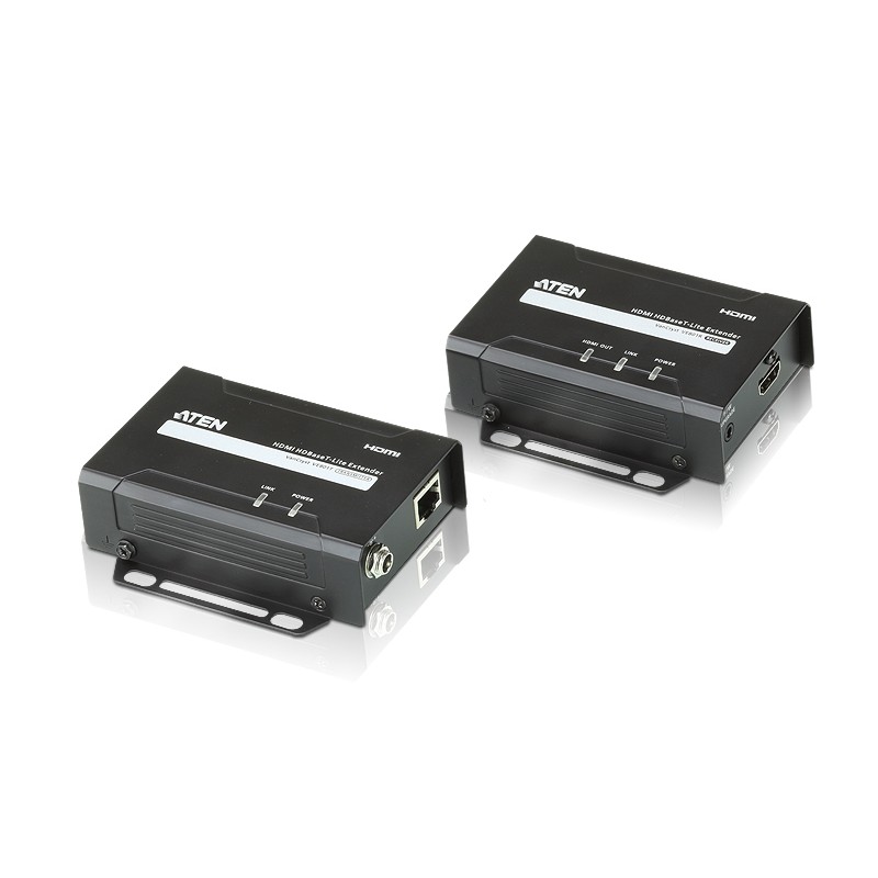 CABLU video ATEN, extender, HDMI (M) | RJ-45 la HDMI (M) | RJ-45, 4K DCI (4096x2160) la 60Hz, "VE801-AT-G" (timbru verde 0.18 le