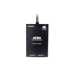SPLITTER video ATEN, split HDMI la 2 monitoare, conector 1: HDMI (T); conector 2: HDMI (M) x 2, "VS82H-AT" (timbru verde 0.8 lei